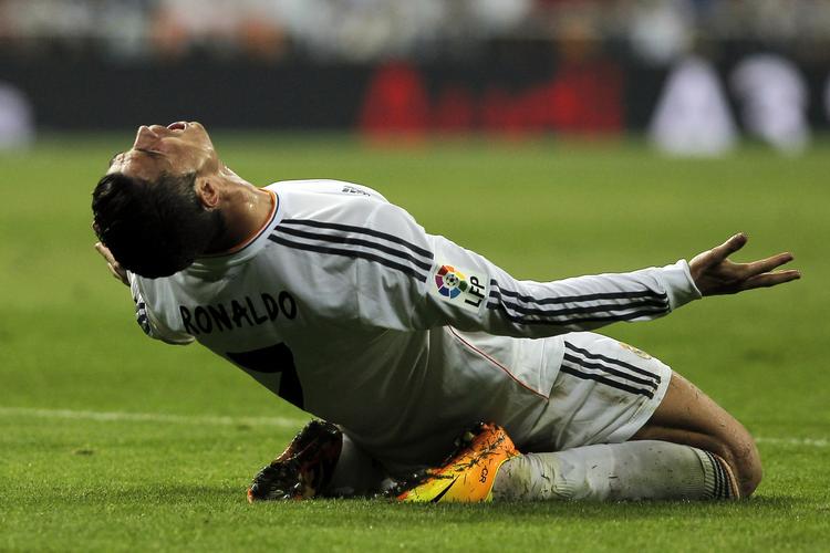 FLYVENDE. To scoringer og to oplæg leverede Cristiano Ronaldo mod Getafe. 