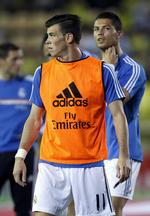 Frygtindgydende. Måske er det kun Cristiano Ronaldo (bagerst) der er med på lørdag mod Atletico. Gareth Bale døjer med problemer i venstre lår. 