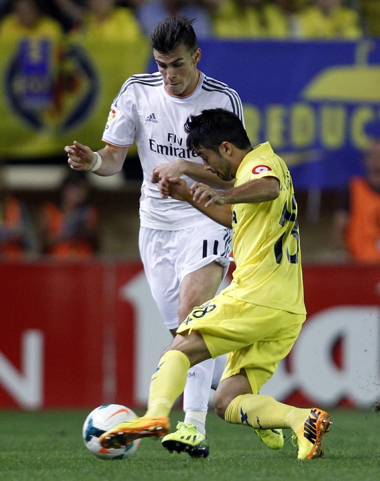 Rekordmanden. Bale, der kostede Real Madrid ca. 750 mio. kr., scorede i sin første optræden på udebane: 2-2-kampen mod Villarreal. 
