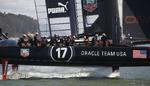 Comeback. Oracle-båden har udlignet til 8-8. 17. sejlads afgør, hvem der skal have trofæet. 