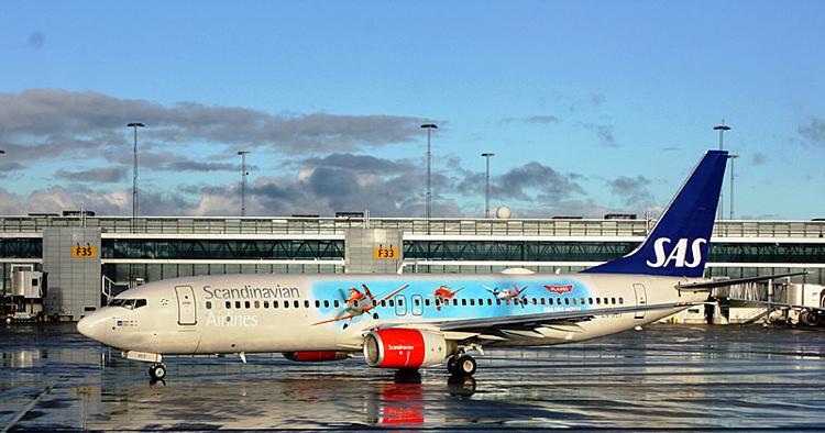 Hamskifte. Engang var SAS forretningsmandens flyselskab, men nu signalerer et omdekoreret fly noget andet. 