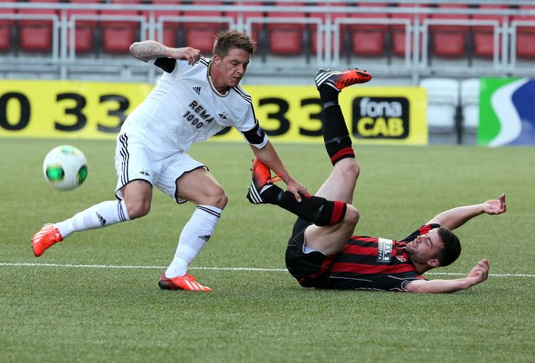 Mål. Nicki Bille (tv) er et hit i Rosenborg, hvor det er blevet til 16 mål i 30 kampe siden han ankom i januar. 