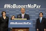 loftsdilemma. Den republikanske leder af Repræsentanternes Hus, John Boehner, fotograferet i januar, da republikanerne og demokraterne aftalte at forlænge det amerikanske gældsloft. Nu spidser en ny lofts-diskussion til. 