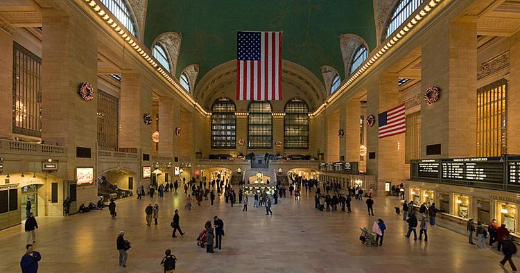 Imponerende. Næste uges læsertip handler om de mest fascinerende togstationer verden over - her New Yorks Grand Central Station. 