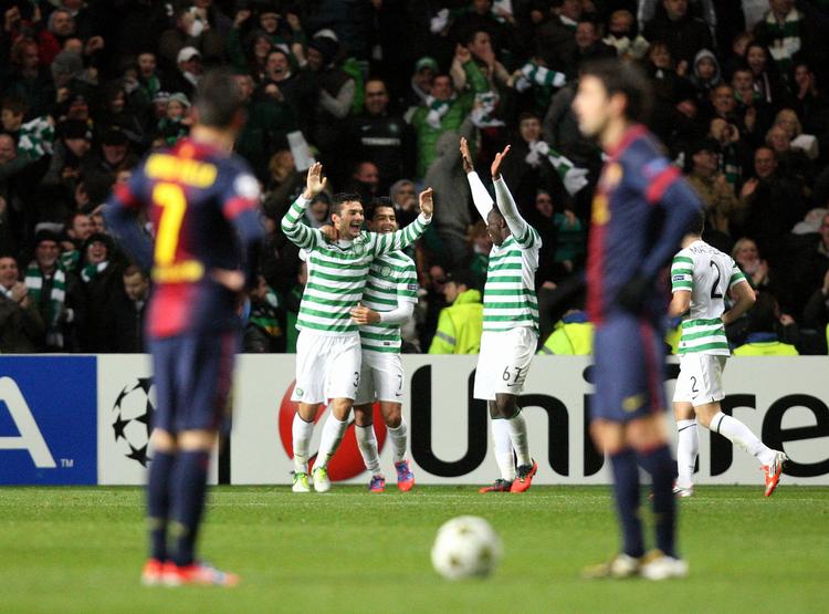 Overraskelse. Celtic slog Barcelona i sidste sæsons Champions League. 