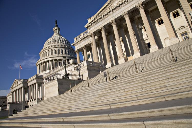 Krise. Kongressen i Washington D.C., hvor der i øjeblikket sættes hårdt mod hårdt i debatten om en ny finanslov. 