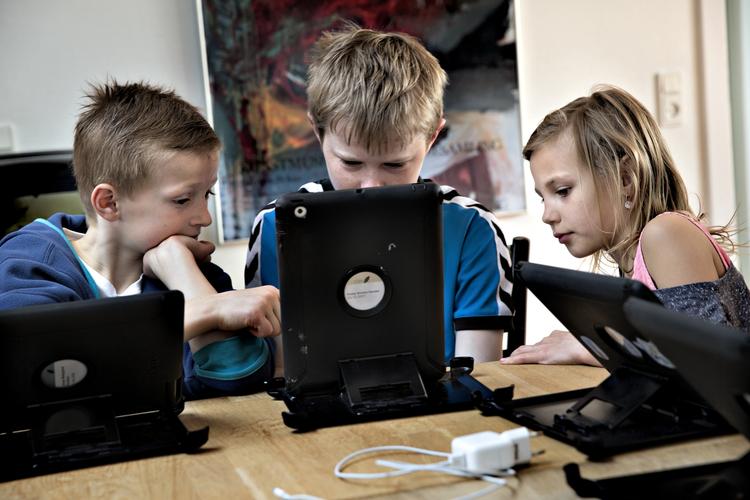 Motionsmangel. Danske børn skal bevæge sig mere hver dag, viser nyt studie. (Arkivfoto) 