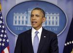 Advarsel. »Hvis Kongressen ikke lever op til dens ansvar og vedtager budgettet i dag, vil en stor del af den amerikanske regering være nødt til at lukke ned«, siger præsident Obama. 
