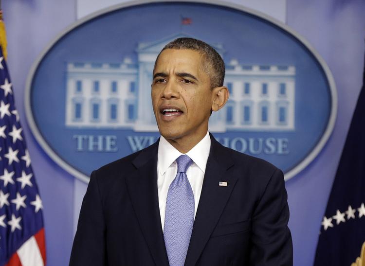 Advarsel. »Hvis Kongressen ikke lever op til dens ansvar og vedtager budgettet i dag, vil en stor del af den amerikanske regering være nødt til at lukke ned«, siger præsident Obama. 
