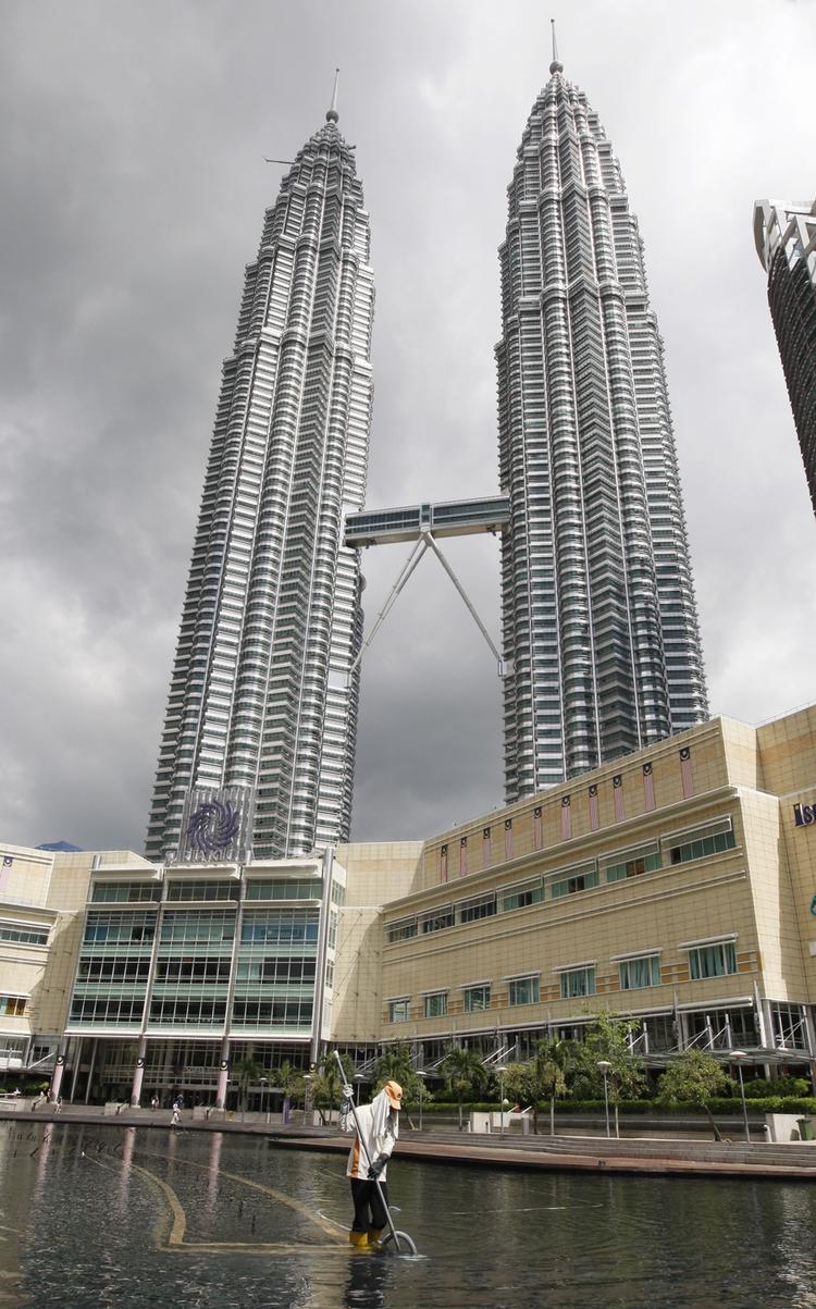 Rekord. Petronas Towers i Kuala Lumpur var verdens højeste bygning 1998-2003. 