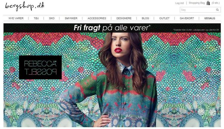 Kredit. Netbutikken Bergshop.dk er en af de butikker, der opfordrer kunderne til at bruge børnepengene på forhånd - tilmed på voksentøj. 