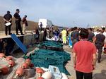 Forlis. 130 personer fundet døde efter bådkatastrofen ved den italienske ø Lampedusa i går. 150 mennesker blev reddet. 