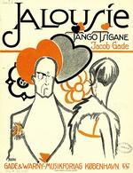 hit. Plakat til Jacob Gades 'Tango Jalousie' fra 1925. 