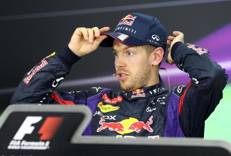 titel-kurs. Sebastian Vettel har vundet sig så mange point i Formel 1-grandprix'erne, at han bliver svær at hente. 