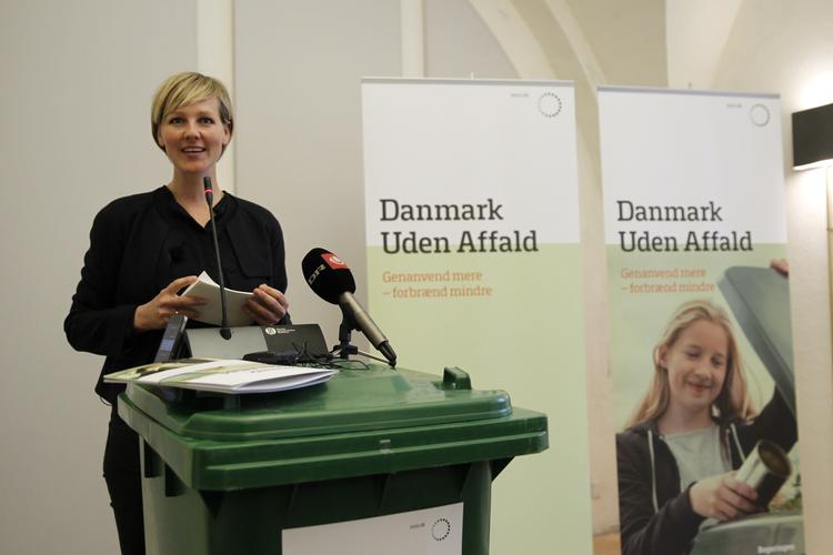 Planer. Miljøminister Ida Auken stod for fremlæggelsen af regeringens nye ressourcestrategi. 