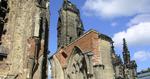 Imposant. Historiens destruktion af St. Nikolai-kirke i Hamburg taler sit eget sprog. Udvidet museum fortæller historien om sønderbombningen af byen. 