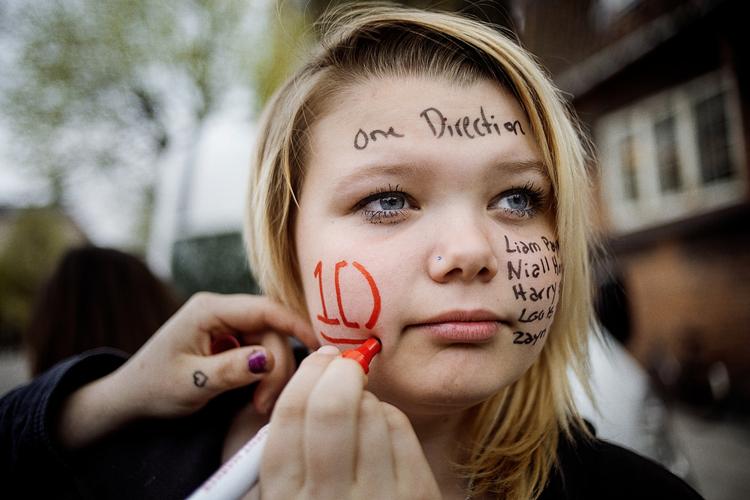 Pres. Unge fans af One Direction kimede Jyske Bank ned for at blive kunder og dermed få adgang til forsalg af koncertbilletter. (Arkivfoto) 