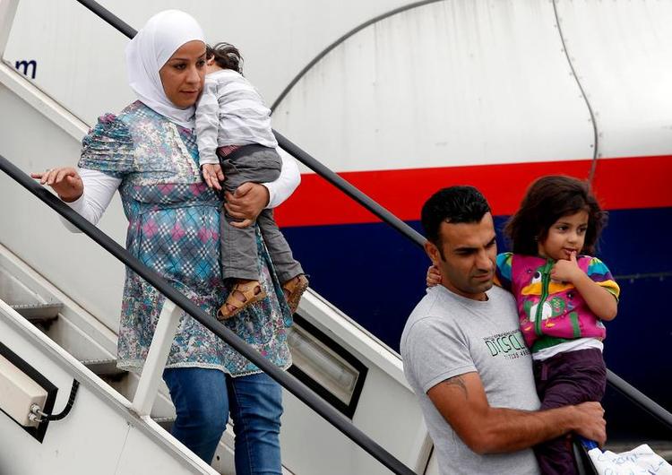 Flugt. Tusindvis af syrere er flygtet til Europa. Flest til Tyskland, som på billedet her, og Sverige. 