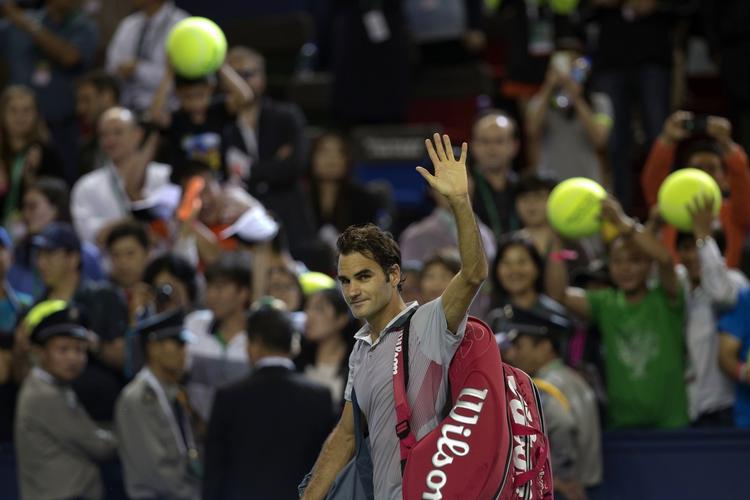 Farvel. Roger Federer har ti dage til at finpudse sit spil inden turneringen på hjemmebanen i Basel. 