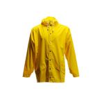 Fornyelse. Danske Rains har fornyet den klassiske gule regnfrakke - blandt andet vejer den i dag det halve. 