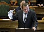Spørgetime. Løkke mener, at 2.000 kr. for nogen kun rækker til at par sko. Til stor morskab for mange. 