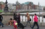 FREMGANG. Det var de irske banker, der sendte Irland ud i problemer, da de var i fare for at gå ned. 