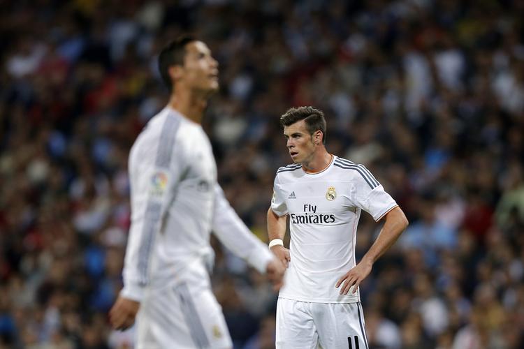 Ny. Gareth Bale (th) scorede i sin debut, men har fået en svær start i Madrid. 