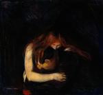 'VAMPYR'. Edvard Munch malede i alt  fire vampyrbilleder mellem 1893 og 1894. Munch fremviser nænsomt og brutalt ambivalensen i menneskers relationer og følelsesliv, det mangedobbelte bogholderi, som giver erotikken tusind dinglende etager, skriver Christian Graugaard. 
