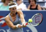 BESEJRET. Trods hjemmebane i Luxembourg fik Mandy Minella kun en enkelt kamp - mod Caroline Wozniacki. 