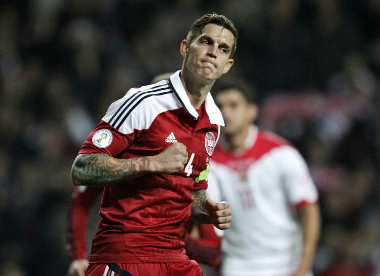 solid. Anfører Daniel Agger gik forrest med to scoringer i kampen mod Malta. 