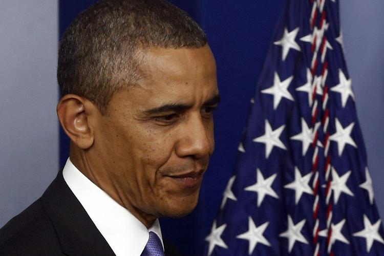 Succes. Selv om han ikke smiler mere end højest nødvendigt, kan Obama kalde sig en vinder. 