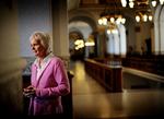 Karen Jespersen (V) da hun i 2009 stoppede som velfærdsminister. 