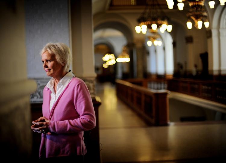 Karen Jespersen (V) da hun i 2009 stoppede som velfærdsminister. 