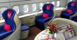 luksus. Flere og flere almindelige danskere vælger at betale ekstra for at sidde på de gode pladser forrest i flyene - f.eks. som her Malaysia Airlines' business class. (Arkivfoto) 