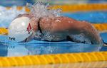 sejr. For 11. gang stod Jeanette Ottesen øverst på sejrsskamlen efter et World Cup-løb, da hun vandt 50 meter butterfly i Dubai. 