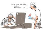 dagens tegning til lørdag