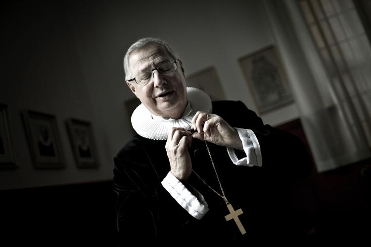 indsamler: Den tidligere biskop Erik Normand Svendsen indrømemr, t han indsamlede informationer om kommunisterne under Den Kolde Krig. 