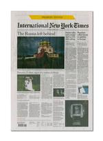 126 år. Første udgave af avisen med dens nye navn, The International New York Times eller blot INYT. Foto: www.nytimes.com 
