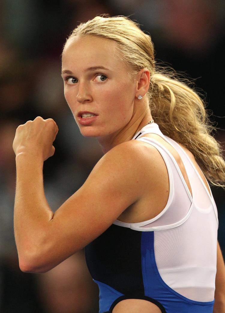 MESTER. Fem kvarter tog det Caroline Wozniacki at vinde finalen i Luxembourg Open. 
