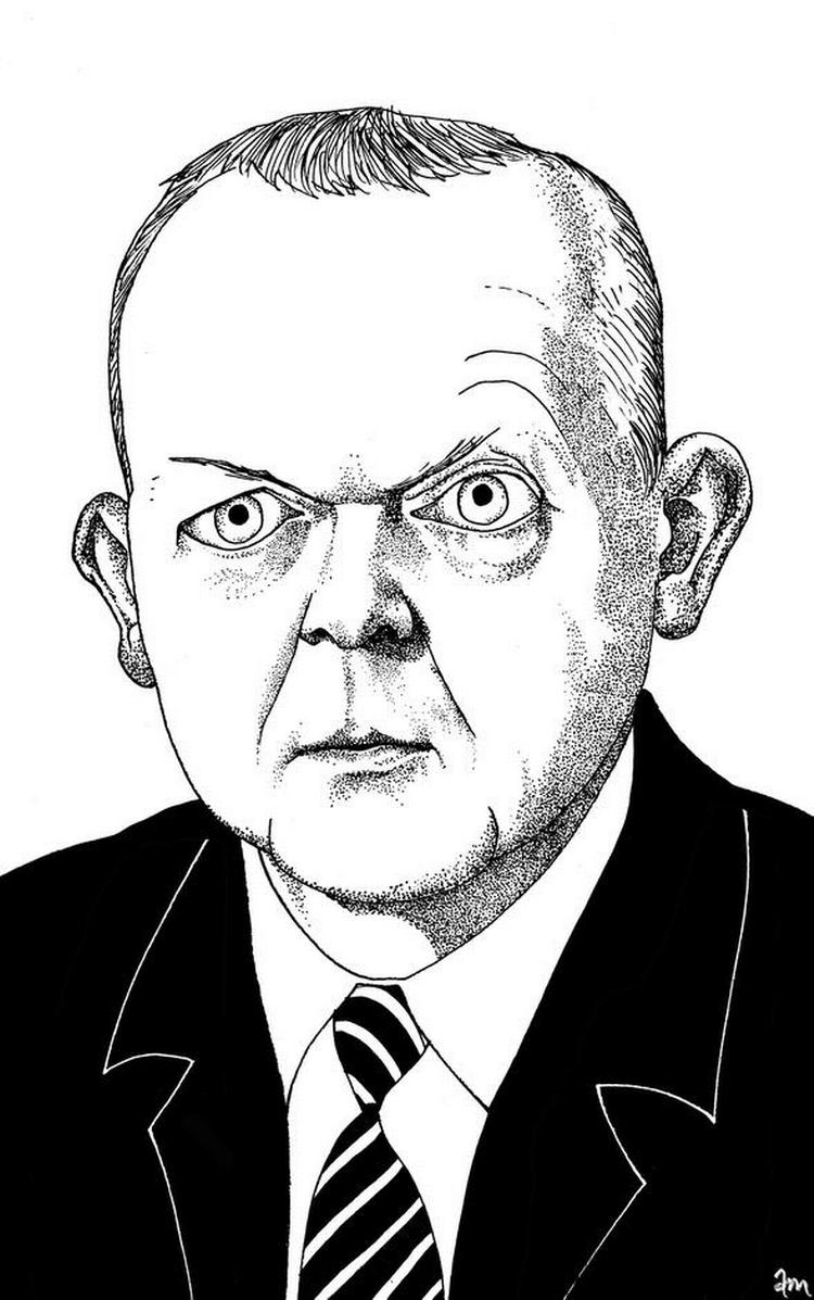 luksusdyr. Både som amtsborgmester i Frederiksborg og som minstyer i VK-regeringen var Lars Løkke (V) igennem et stormvejr omkring luksusvaner og brug af offentlige midler. Tegning: Anne-Marie Steen Petersen 