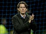 MELLEMFORNØJET. Spillet og antallet af chancer var tilfredsstillende for Thomas Frank, men ... 