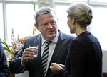 Opbakning. Thorning står bag Løkkes arbejde som formand for 3GI. 