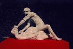 Kunst. Det er denne skulptur, med titlen 'Komm, Frau', der sætter sindene i kog i Østeuropa. 
