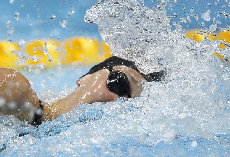 Vinder. Den danske sprinter Jeanette Ottesen Gray svømmede i dag sit fjerde finaleafsnit på fem dage, og igen var hun helt med fremme. På 50 meter butterfly, hvor hun er regerende verdensmester på langbane, blev det til en overbevisende guldmedalje i tiden 25,06. - Foto: 