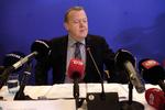 Beklagelser. På sit pressemøde nåede Lars Løkke Rasmussen 45 gange at beklage sagen om de dyre rejser. 