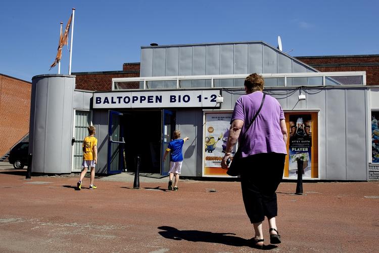 Støtte. Baltoppen Bio i Ballerup er en af de mindre biografer, der i øjeblikket modtager støtte. 
