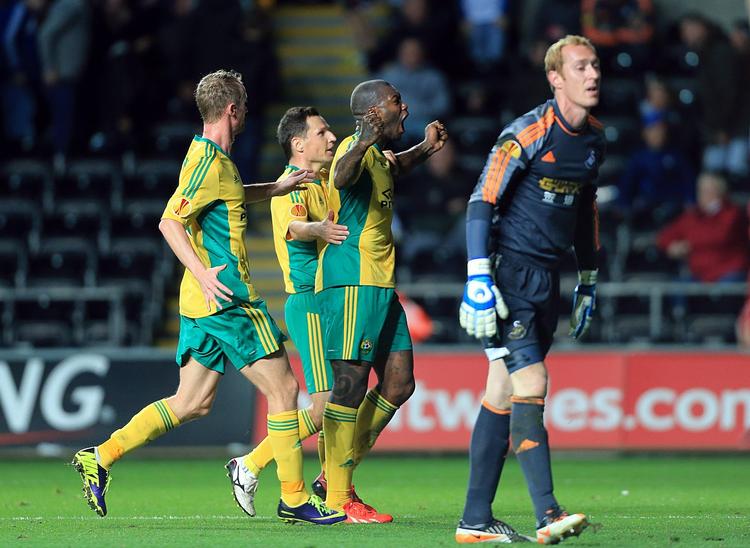UDLIGNING. I overtiden fik Ruban Krasnodar udlignet mod Swansea på en scoring af franskmanden Djibril Cissé, hvis karriere tidligere har udspillet sig i Auxerre, Liverpool, Marseille, Sunderland, Panathinaikos, Lazio, Queens Park Rangers og Al-Gharafa. 