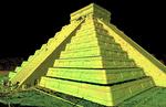 Monument. Mayapyramiden Chitzen Itza fra Mexico er et af de bygningsværker, som firmaet CyArk har 3D-printet. 