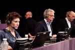 Kendisfaktor. Ved sidste års indsamlingsshow, kunne man blandt andre få fat i Mia Lyhne, hvis man ringede ind med en donation. Foto: Per Arnesen. 