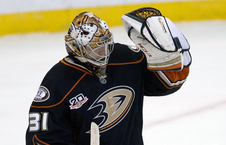 Succes. Frederik Andersen fik chancen og greb den. 